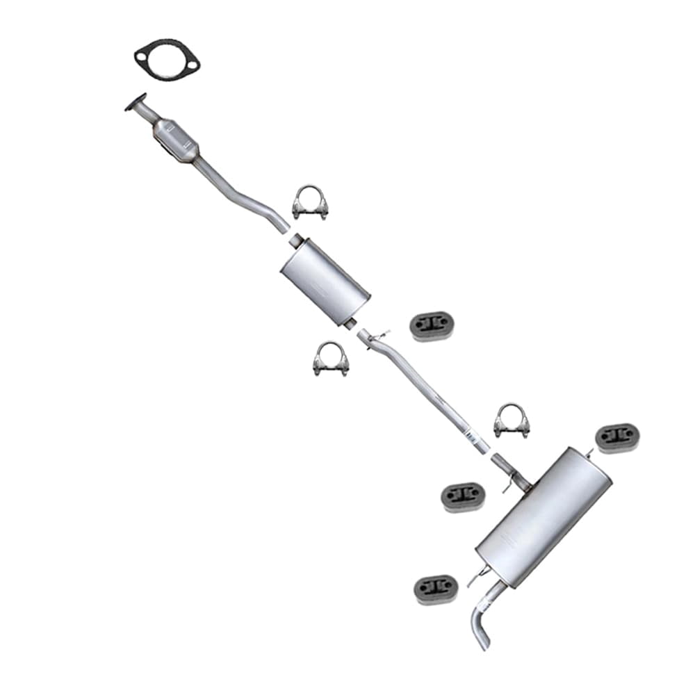 Northeastern Exhaust Catalytic Converter, Intermediate Pipe & Muffler Fits 2010-2017 Chevy Equinox & GMC Terrain 2.4L - Direct Fit EPA-Approved | Stainless Steel