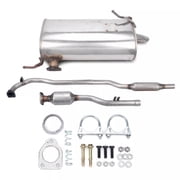 Catalytic Converter Complete Exhaust System with Resonator & Muffler, High Flow Direct Fit Replacement for Mitsubishi Outlander SUV 2.4L 2014-2018 Engine