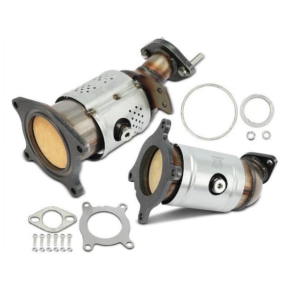 Catalytic Converter Set 2 - Compatible with 2009 - 2010 Lincoln MKS Base 3.7L V6 - Autopart Premium