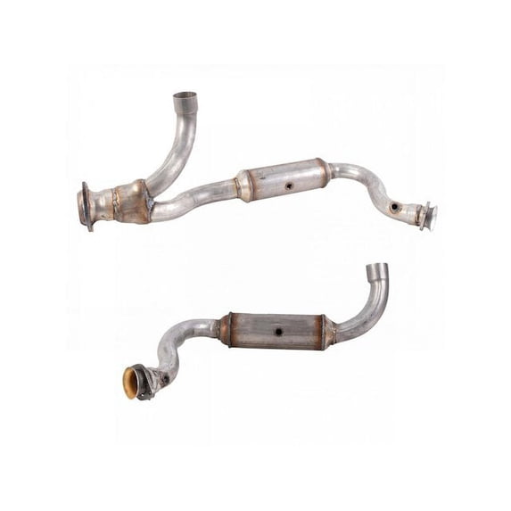 Catalytic Converter Set 2 Piece - Compatible with 2008 - 2010 Ford F-350 Super Duty 2009