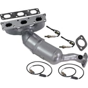 Catalytic Converters Rear Driver or Passenger Side for 525 530 Right Left BMW X5