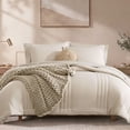 thumbnail image 1 of Catami 7-piece Bed in a Bag Comforter Set with Sheets,Beige,Queen, 1 of 8