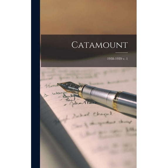 Catamount; 1938-1939 v. 1, (Hardcover)