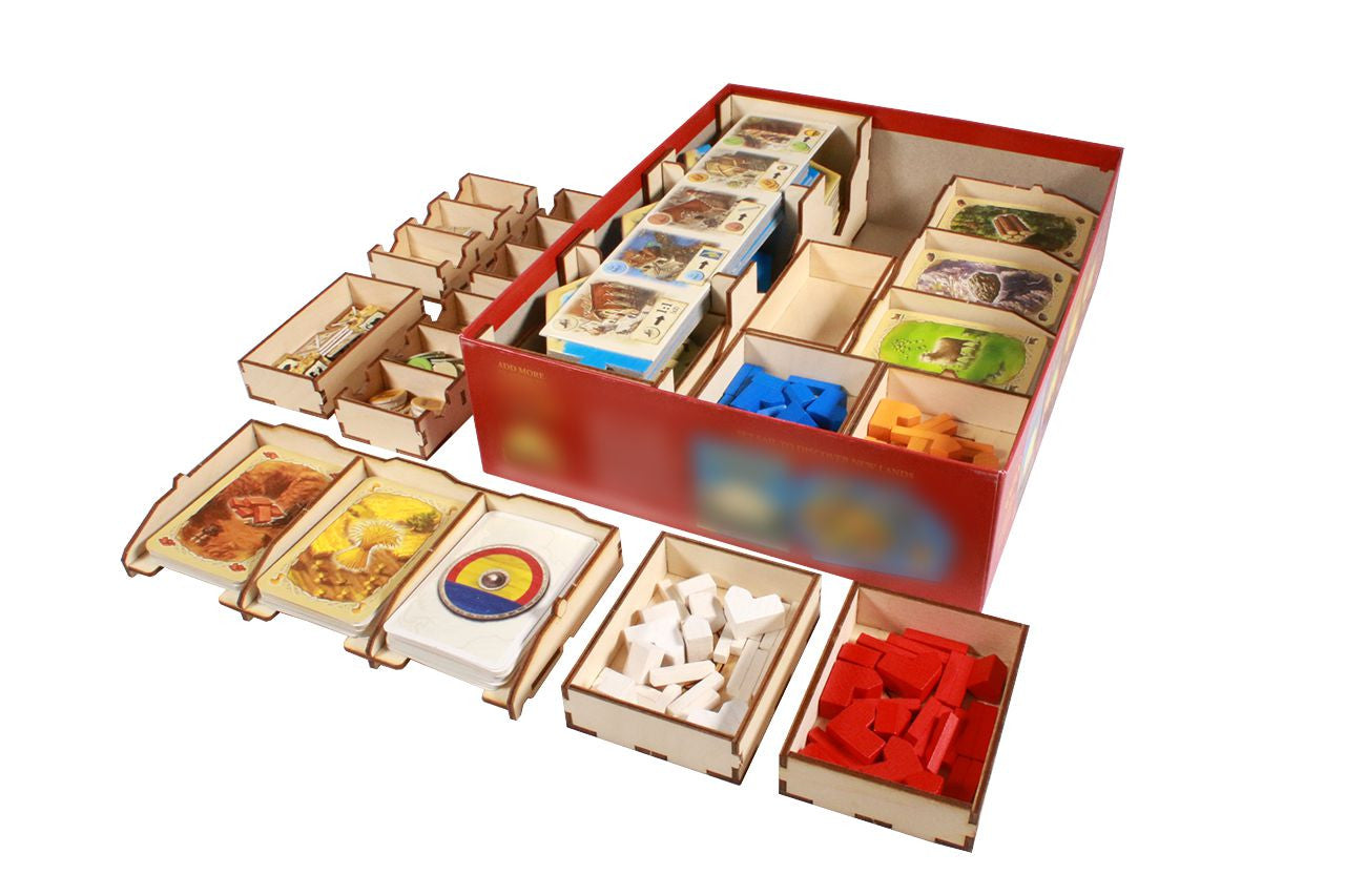 Catan Compatible Base Game Organizer