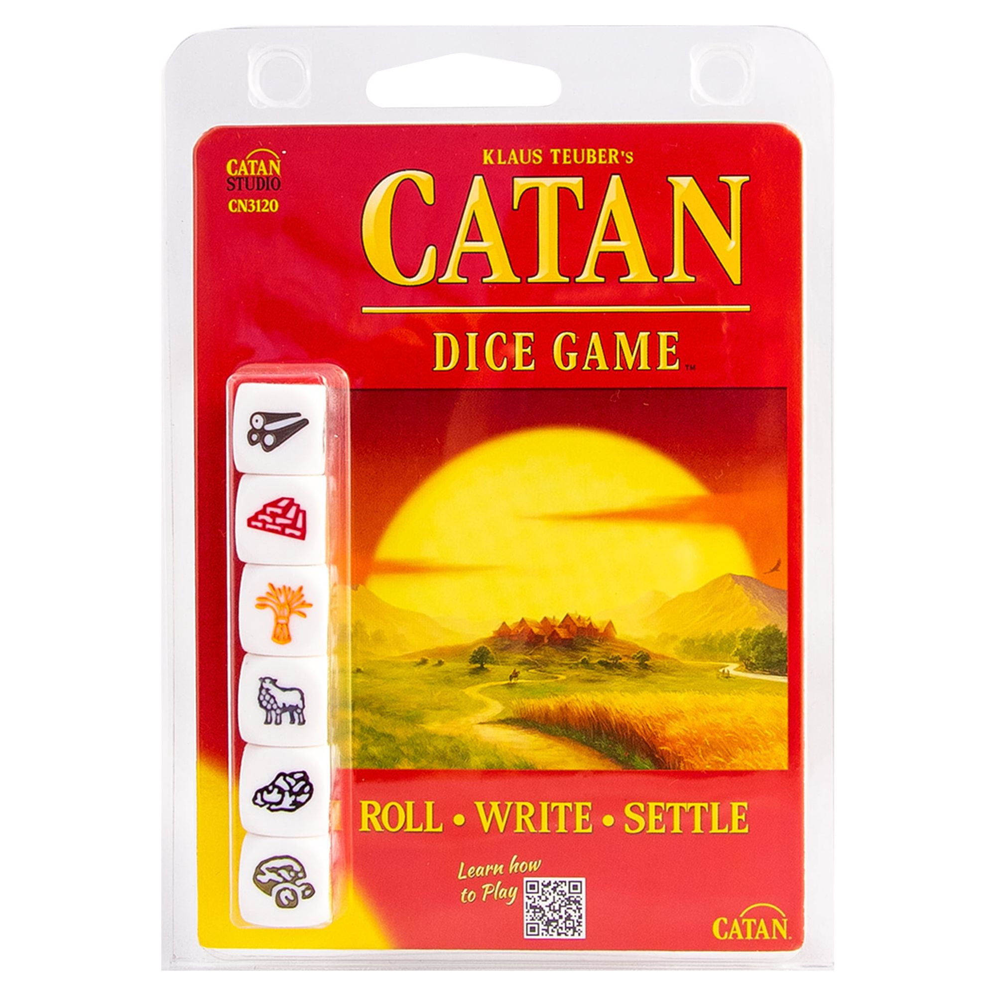 CATAN Dice Game - Portable Fun for On-the-Go Adventures! Strategy Game, Family Game for Kids and Adults, Ages 7+, 1-4 Players, 15-30 Minute Playtime, Made by CATAN Studio