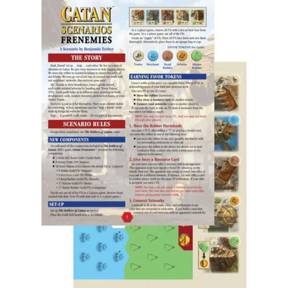 Catan Scenarios - Frenemies Great Condition