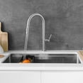 thumbnail image 1 of Stylish 17 ¼" Ht Single Handle Brushed Nickel Pull Down Kitchen Faucet K-141B, 1 of 11