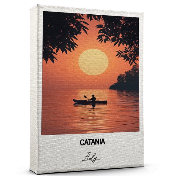 Catania Travel Wall Canvas  Elegant and Cultural Art Print Italy Canvas Print  Ideal Gift for Travel Lovers