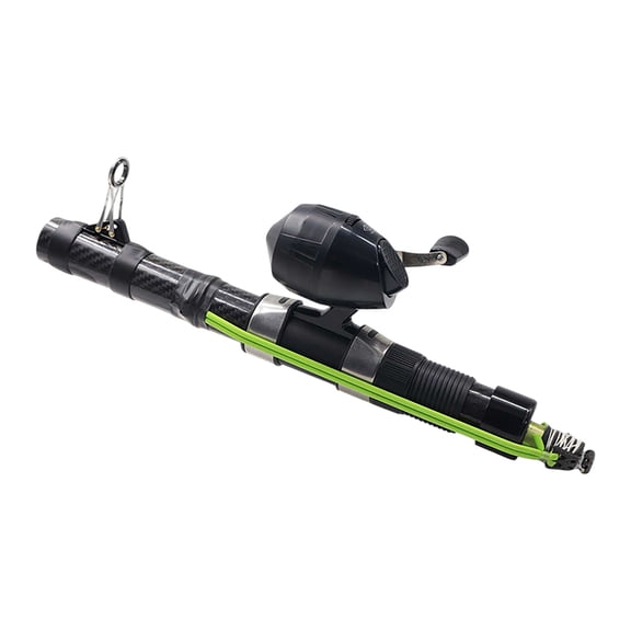 Catapult Rod Compact Telescopic Portable Casting Gear for Saltwater & Freshwater Fishing, Lightweight & Durable Travel Friendly Rod for Outdoor Anglers, Easy to Pack for Hiking or Shore Casting