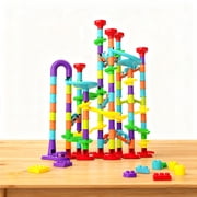 Catapult Track Ball Slide Building Blocks with Maze Assembly, Educational STEM Toys for Kids Ages 3-12, DIY Construction Set, for Learning Play and Gift Ideas