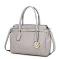 thumbnail image 1 of Catarina Vegan Crocodile Leather Satchel Handbag by Mia K, 1 of 10