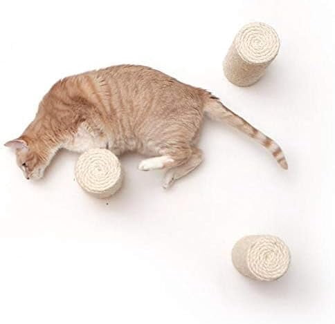 Catastrophic Creations Floating Sisal Scratching Post - Wall Mounted, For Indoor Cats, Includes Hardware