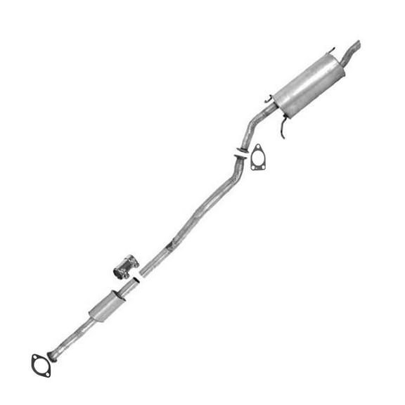 Catback Exhaust System Kit Compatible with Mitsubishi Lancer 2002-2007 2.0L-Includes gasket and sleeve