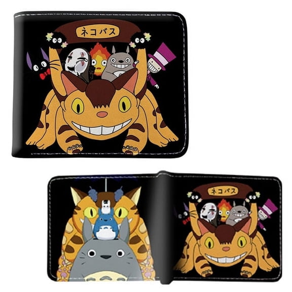 Catbus & Friends - My Neighbor Totoro 4x5" Bi-Fold Wallet