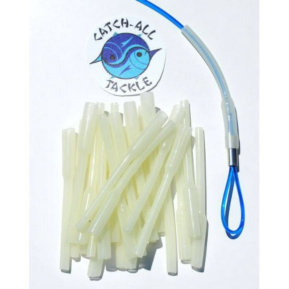 Catch All Tackle 3'' Glow Fishing Rig Lure, 25 Pieces