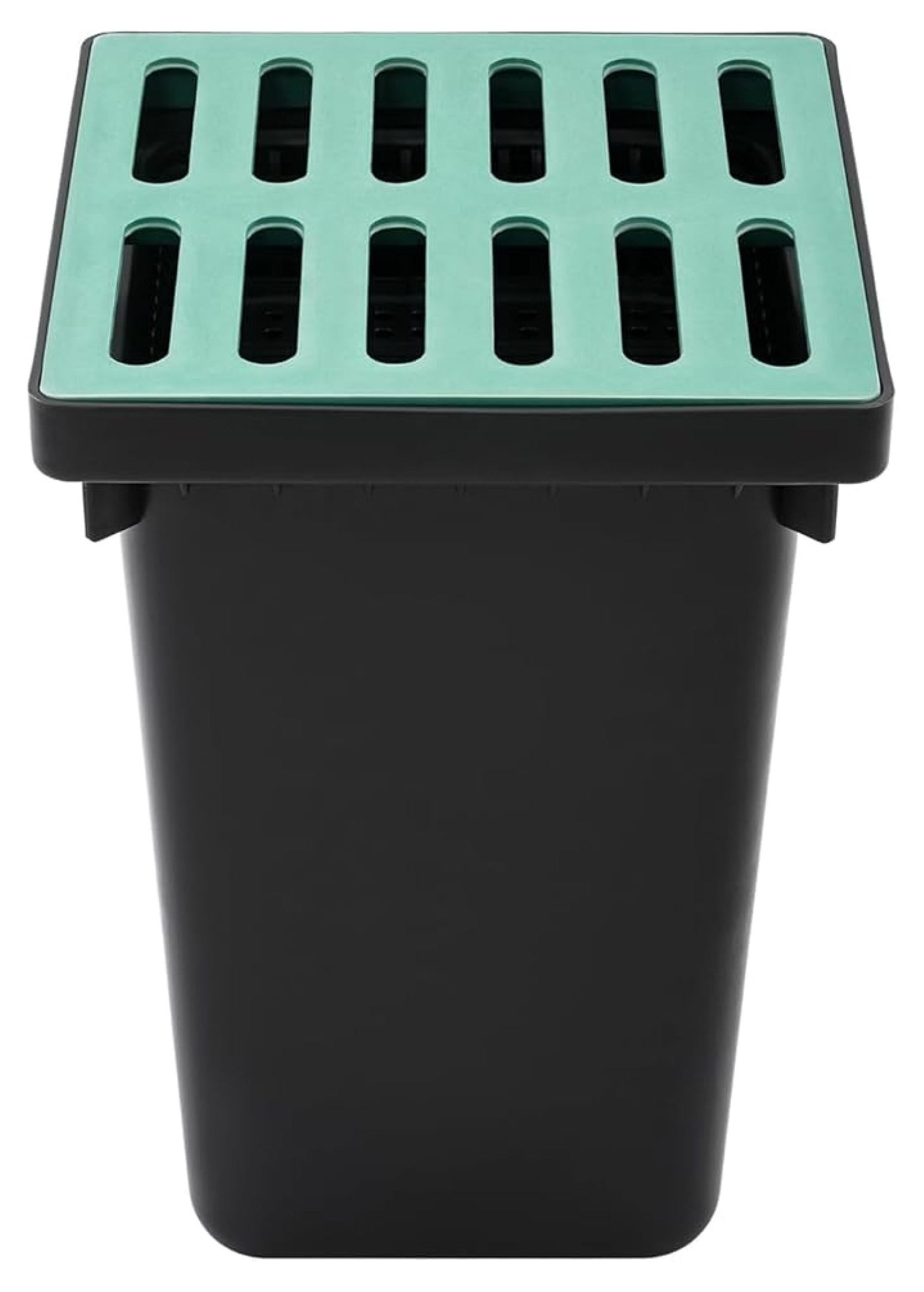 Catch Basin 15.7x15.7x23.6 Inch - Square Drain Box with Grate & Basket ...