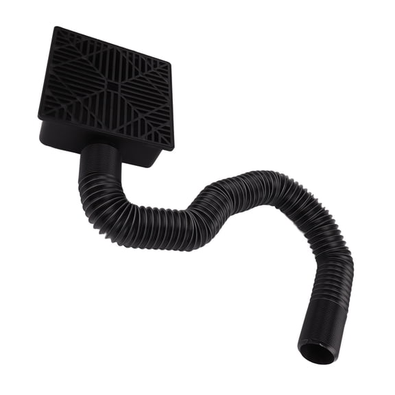 Catch Basin Downspout Extension Kit, 1.6m Flexible Pipe & Drainage Adapter for Lawn & House Foundation Protection