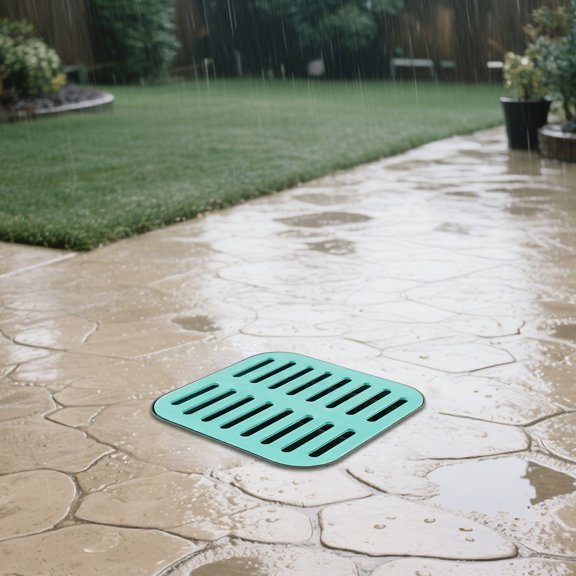 Catch Basin with Grate, Catch Basin for Yard/Lawn, Large Catch Basin for Drainage with Debris Basket 40*40*40cm