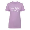 thumbnail image 1 of Catch Flights Not Feelings Womens crewneck tee, 1 of 1