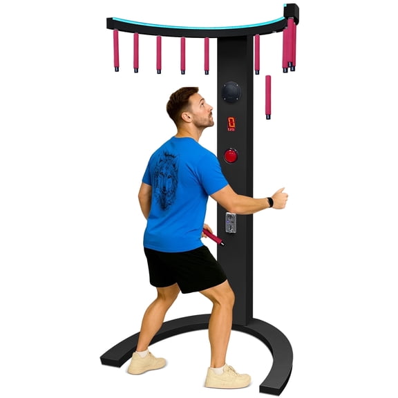 Catch Stick Arcade Game Machine - Coin Operated Reaction Training Equipment for Hand Eye Coordination, Coin-free Entertainment Mode, Party Entertainment, Arcade Room, Bars