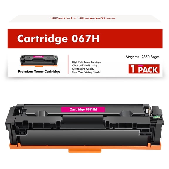 Finepix Ink 067H Magenta Toner Cartridge Compatible for Canon Cartridge 067H CRG-067H CRG067 imageCLASS MF656Cdw MF654Cdw MF653Cdw LBP633Cdw LBP632Cdw (High Yield, 1-Pack)