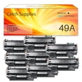 thumbnail image 1 of Catch Supplies 8-Pack Compatible Toner for HP Q5949A 49A Work with 1160 1320 1320n 3390 3392 P2015n P2014 M2727nf MFP Printer (Black), 1 of 8