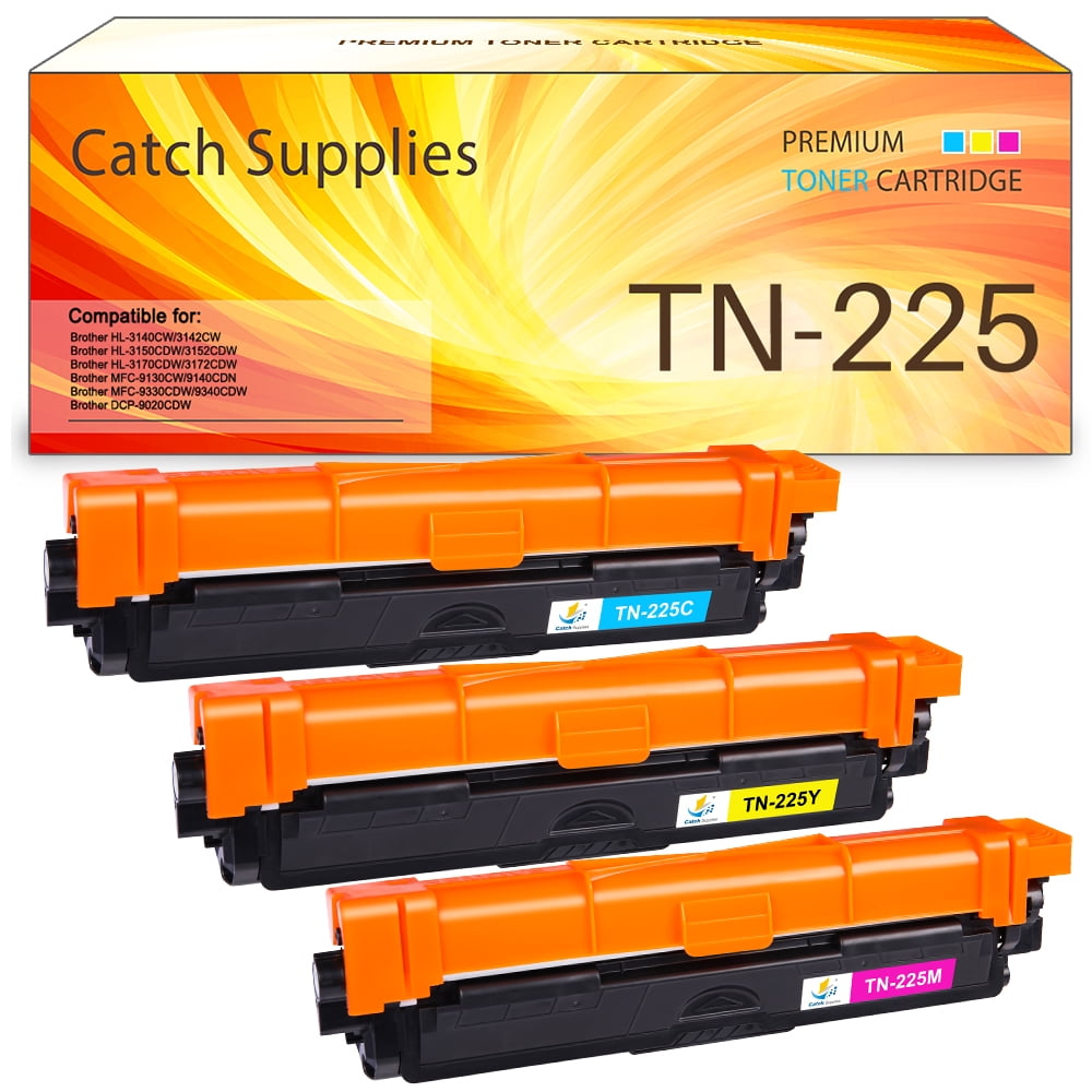 Catch Supplies Compatible Toner Replacement for Brother TN221 TN225