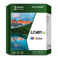thumbnail image 1 of Catch Supplies LC401XL Ink Cartridge for Brother LC401 LC401XL for Brother MFC-J1010DW MFC-J1012DW MFC-J1170DW Printer (Cyan Magenta Yellow, 3 Pack), 1 of 7