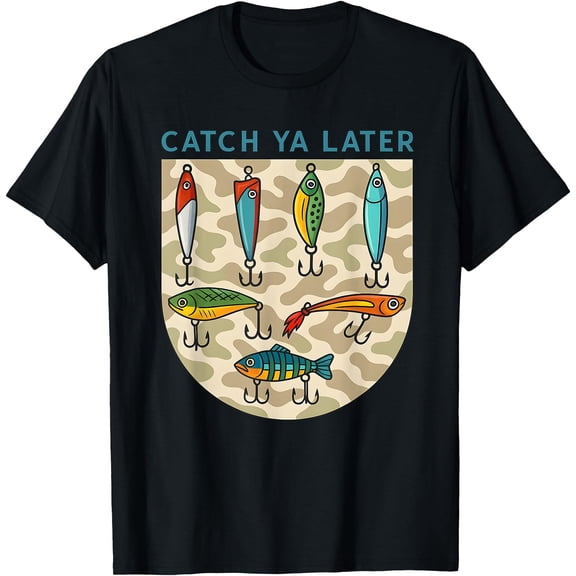 Catch Ya Later Fishing Lures Camo Southern Boy T-Shirt