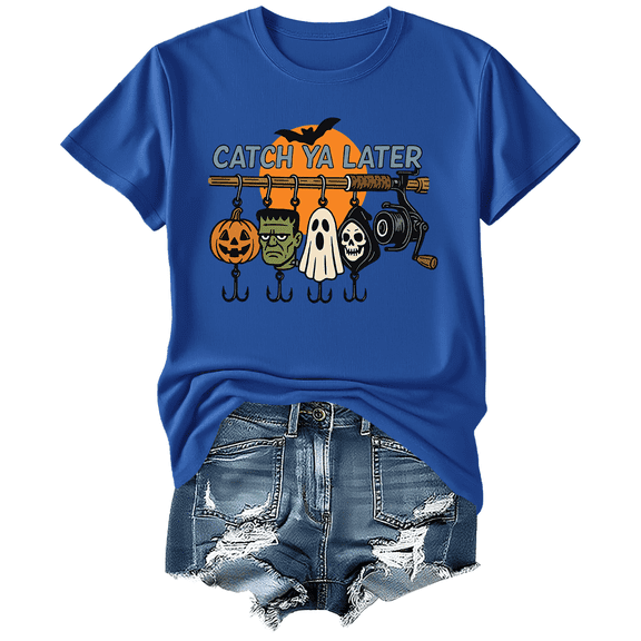 Catch Ya Later Halloween Shirt Funny Halloween Women Men Tee
