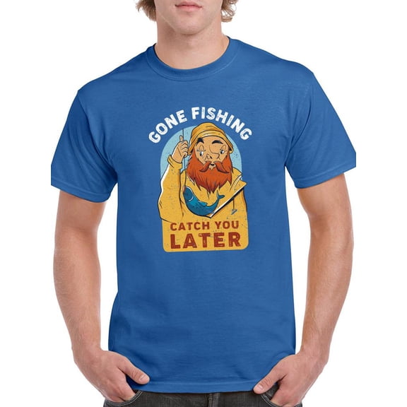 Catch You Later Art T-Shirt Men -Smartprints Designs, Male Medium