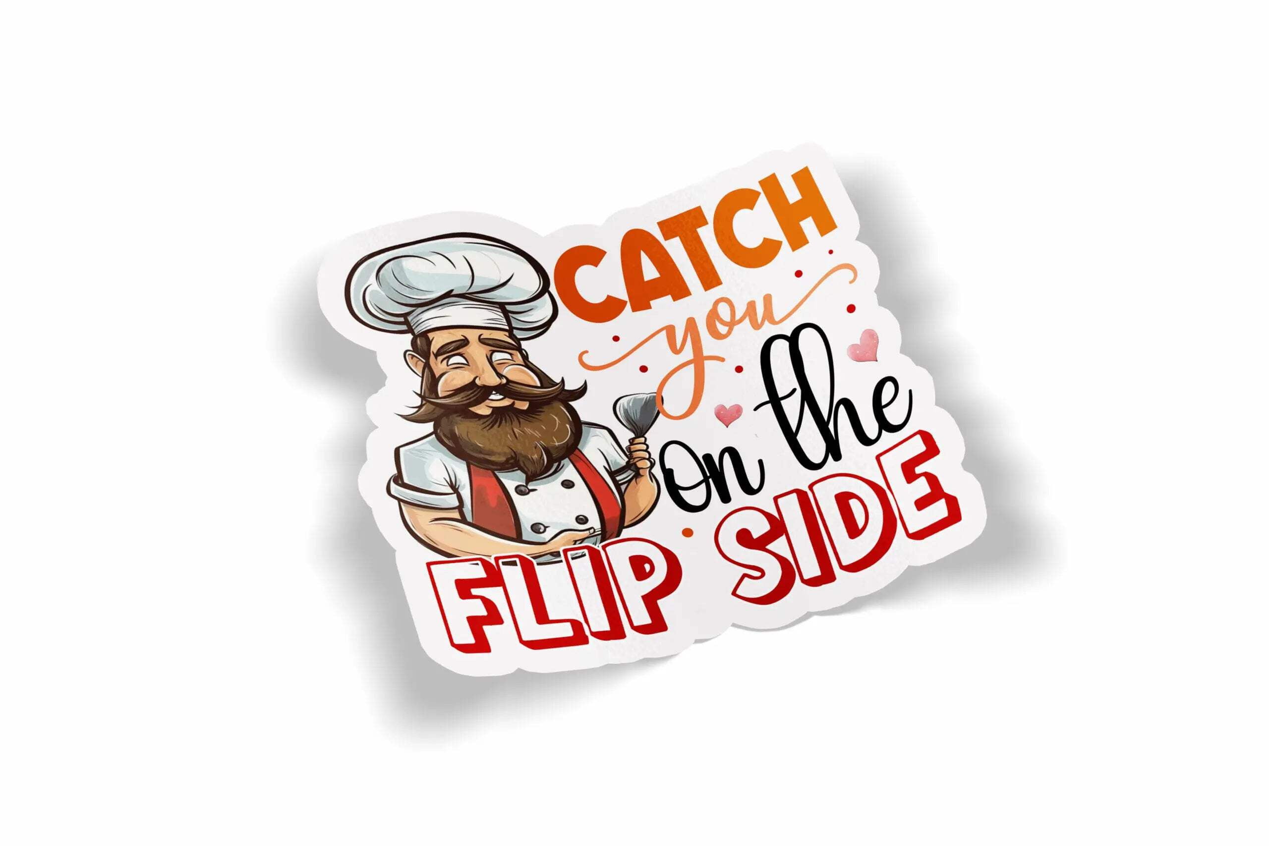 Catch You on the Flip Side Waterproof Sticker - Walmart.com