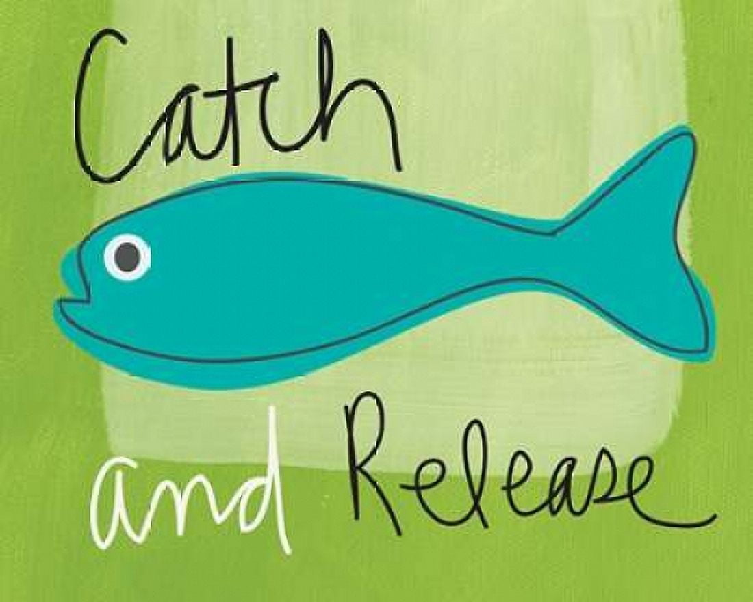 Catch and Release Canvas Art - Linda Woods (24 x 30)