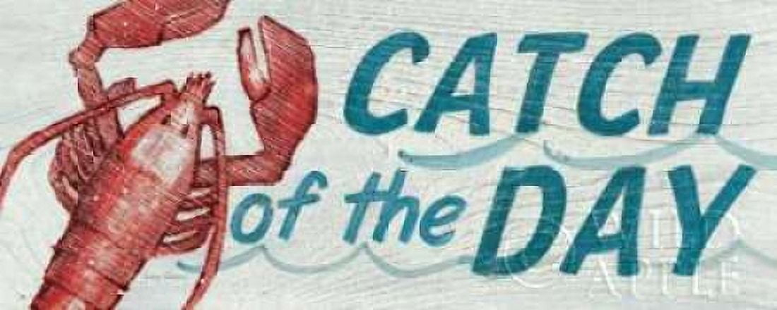 Catch of the Day- In Color Canvas Art - Avery Tillmon (10 x 20)