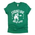 thumbnail image 1 of Catcher Hair Don't Care Shirt, Softball Catcher Shirt, Softball Player Shirt, Unisex T-Shirt, 1 of 5