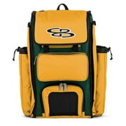 Catcher's Superpack Bat Bag - 23-1/2" x 13-1/2" x 9-1/2" -Multiple Colors-Holds 4 Bats-Backpack Version (no Wheels)