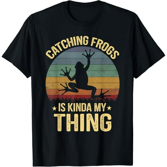 Catching Frogs is Kinda My Thing - Frog Catching Kids Gift T-Shirt