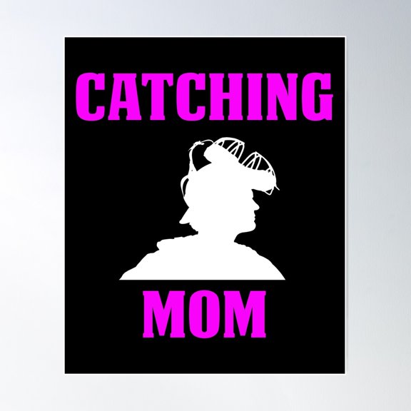 Catching Mom Design Poster Wall Art, Modern Wall Decor For Living Room Bedroom, 8x12 UNFRAMED
