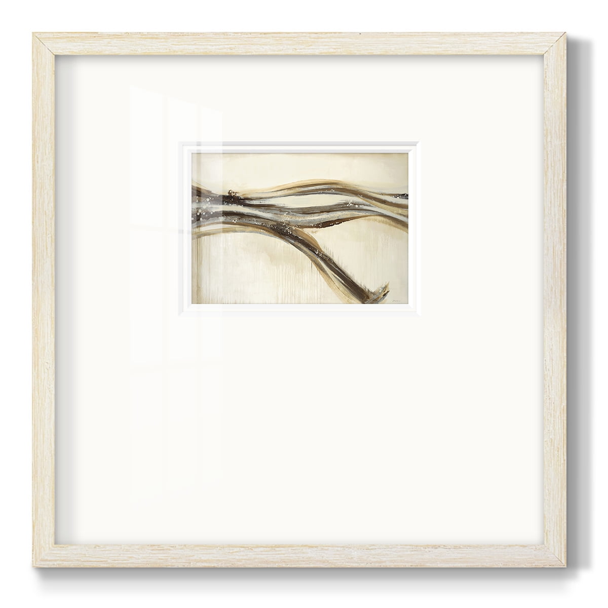 Catching a Metallic WavePremium Framed Print