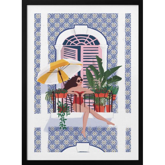 Catching the Sun Framed Art Modern Wall Decor