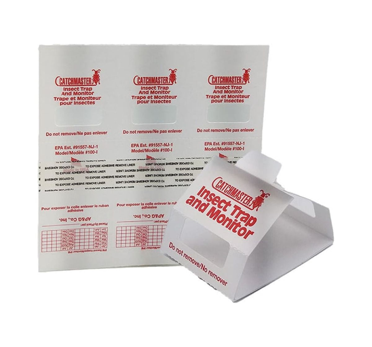 Catchmaster 100i Insect Glue Traps/Monitors - Catches Insects & Monitors Infestations -1 pack (25 Traps) by AP&G