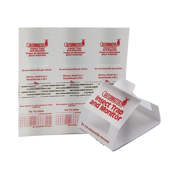 Catchmaster 100i Insect Glue Traps/Monitors - Catches Insects & Monitors Infestations -1 pack (25 Traps) by AP&G
