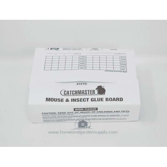 Catchmaster Mouse Glue Boards, Sticky Traps for Mice and Insects, 12 ...