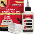 thumbnail image 1 of Catchmaster DEFIANT Liquid Ant Bait + 4 Reusable Bait Stations, Ant Traps Indoor & Outdoor, 1 of 9
