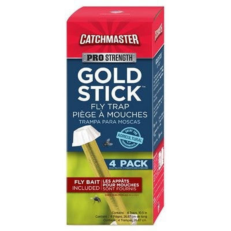 Catchmaster Gold Stick Fly Trap, 4-Pk. 1 Pack