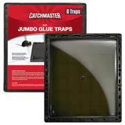 Catchmaster Jumbo Mouse & Rat Traps Indoor 8Pk, Large Glue Traps for Mice & Rodents