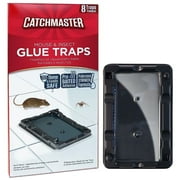 Catchmaster Mouse & Insect Glue Traps Pest Trap Mice Solid 8 Count Indoor Professional Grade