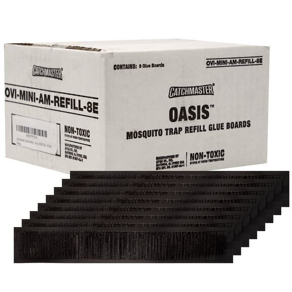 Catchmaster Oasis Ovi-Mini Mosquito Trap Refill 8Pk, Backyard Mosquito Killer Pest Control