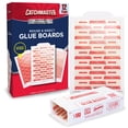 thumbnail image 1 of Catchmaster Mouse & Insect Glue Boards 12-Pk, Mouse Traps Indoor for Home, Bulk Glue Traps for Mice, Pest Control for Home, Use with Multi-Catch, 1 of 9