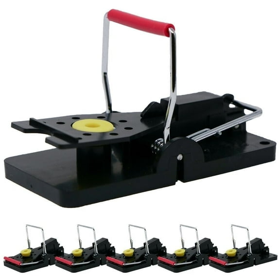 Catchmaster Predator Mouse Snap Traps 6Pk, Reusable Indoor & Outdoor Mouse Bait Stations